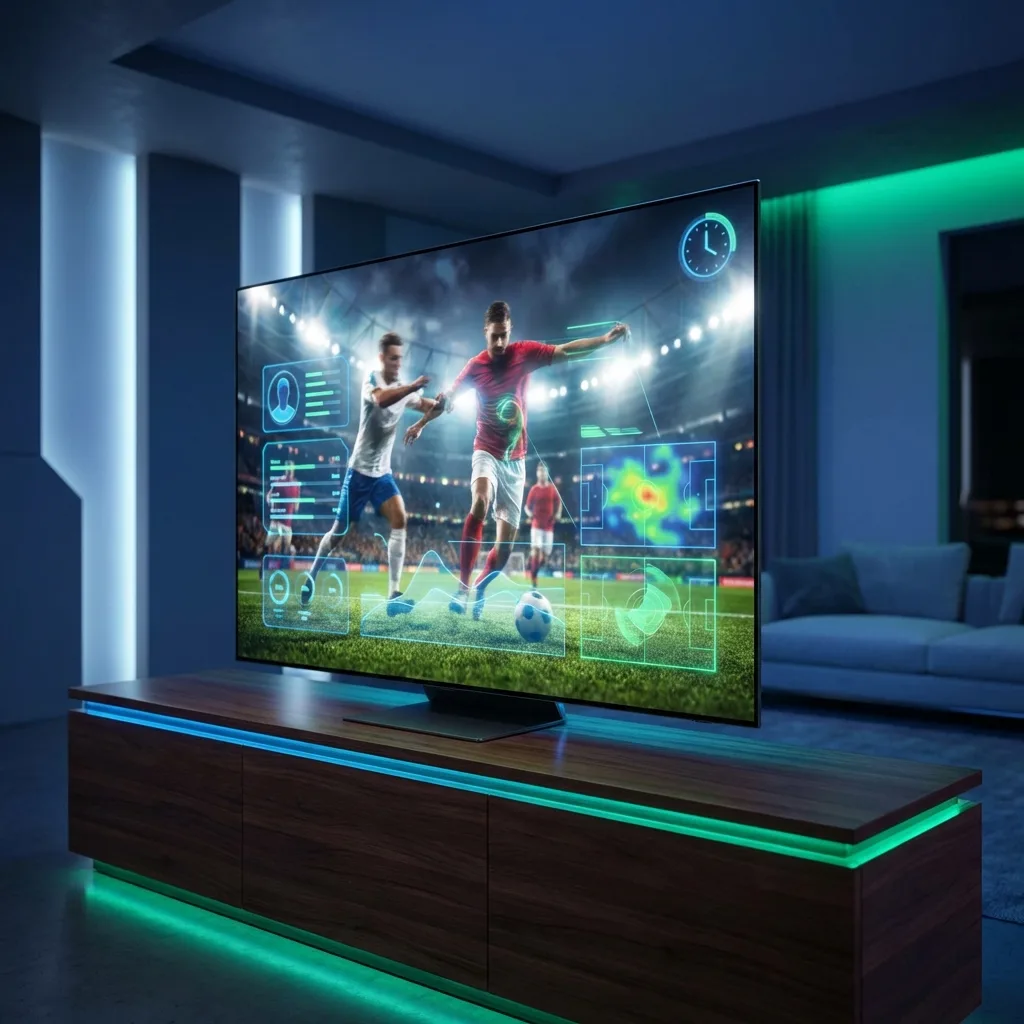 tele latino en pantalla de televisor